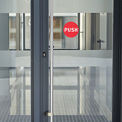 8 комплект 2-х цветных самоклеящихся наклеек из ПВХ с функцией push-pull DIY-CA0006-10