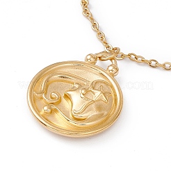 Ионное покрытие(ip) 304 нержавеющая сталь кулон ожерелье для мужчин и женщин&nbsp;STAS-H169-01I