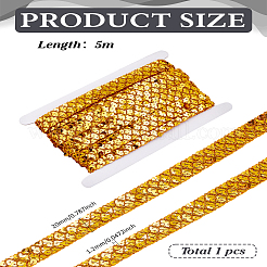 5м пластиковых бусинок-пайеток&nbsp;OCOR-LP0001-22A