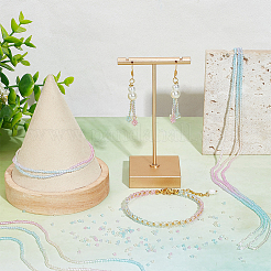 20 нить прозрачных стеклянных бусин градиентного цвета&nbsp;GLAA-GA0001-79B