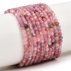 Натуральный розовый турмалин бисер нитей&nbsp;G-N342-33C-01