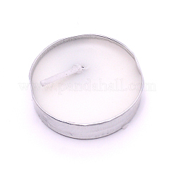 Плоские круглые парафиновые свечи DIY-WH0209-85A