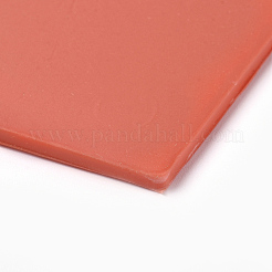 A4ゴム印シート  レーザー彫刻機 DIY 工芸品用  レッドオレンジ  29.8x21x0.22cm&nbsp;DIY-WH0157-69