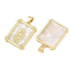 Pendentifs coquille en laiton&nbsp;CU-CBA9482-05G-07