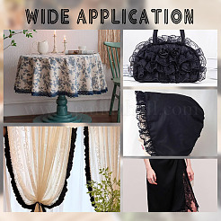 5 ярд полиэстеровой кружевной отделки в форме цветка-ракушки OCOR-PH0004-46B