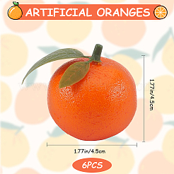 Mini-Schaumimitat orange&nbsp;DJEW-CN0001-30A