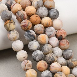 Натуральные сумасшедшие кружевные агатовые бусины&nbsp;G-Q462-10mm-12