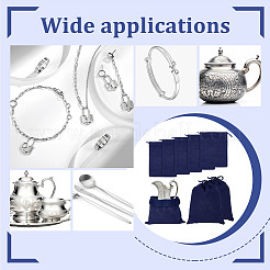 Подарочные пакеты из бархатного шнурка FIND-WH0155-034C