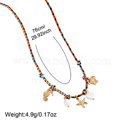 Летние пляжные плетеные веревочные ожерелья-нагрудники&nbsp;SZ6362-2