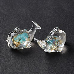 Подвески из светящейся прозрачной смолы RESI-K019-07