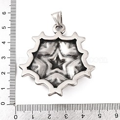 Большие подвески из хирургической нержавеющей стали 316 STAS-Z073-10AS