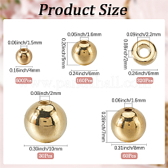 1070 шт. 5 вида бусин из АБС-пластика&nbsp;OACR-SP0001-34