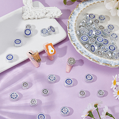 60 fer à repasser 2 styles avec cabochons en plastique&nbsp;KY-FH0001-51B