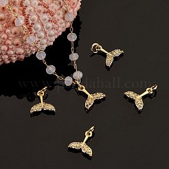 Кулон из латуни с микропаве из кубического циркония&nbsp;ZIRC-SZ0001-60