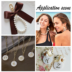 Наборы подвесок из натуральных пресноводных ракушек SHEL-PH0001-54