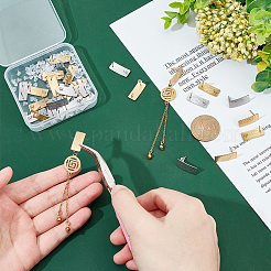 32 шт. двухцветные серьги-гвоздики из нержавеющей стали 304 EJEW-UN0002-27