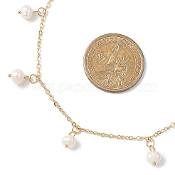 Ожерелья-нагрудники с кисточками из натурального пресноводного культивированного жемчуга NJEW-JN05697