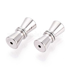 925 стерлингового серебра винтовые застежками STER-T008-50S-02