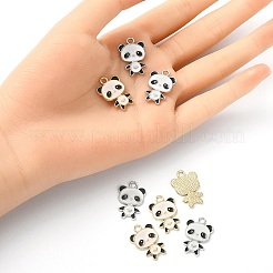 12шт 2 цвета сплава эмалевые подвески&nbsp;ENAM-YW0002-71