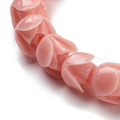 Синтетические нити бусин из кораллового цветка и розы&nbsp;CORA-U001-01A-02