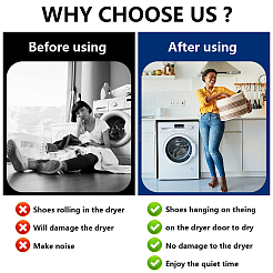 Мешки для хранения из полиэфирной сетки с застежкой-молнией&nbsp;ABAG-WH20001-14