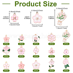 30шт 15 стиля подвески из сплава с эмалью ENAM-YW0005-75