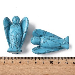 Figuritas de ángulos talladas en turquesa sintética teñida&nbsp;GG-CBA9C2C-A17