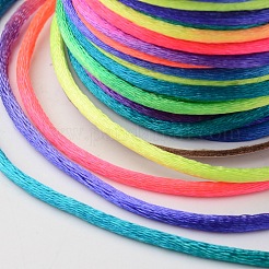 Cordones de cola de rata de satén de nailon&nbsp;NWIR-O001-A-20