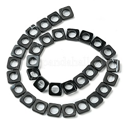 Бусины из натурального черного оникса G-D067-F01