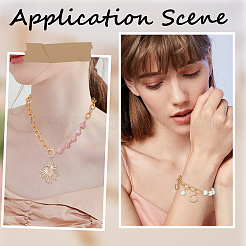 10м овальные оксидированные алюминиевые кабельные цепи CHA-SC0001-04