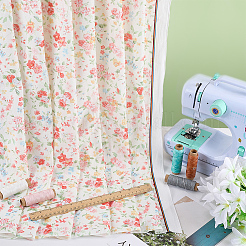 3 m Polyesterstoff mit Blumenmuster&nbsp;DIY-FG0008-78