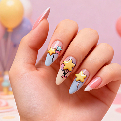 DIY-Nagelkunst-Vorlagen aus Edelstahl&nbsp;MRMJ-WH0092-274