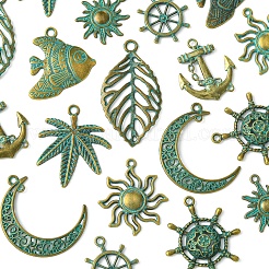 9 стиль подвески из цинкового сплава FIND-FS0002-71