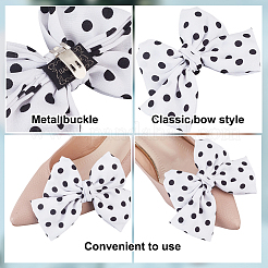 2 шт. бант из полиэстера для украшения обуви&nbsp;FIND-DR0001-64A