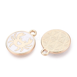 Emaille Anhänger Legierung&nbsp;ENAM-Q002-06G-01