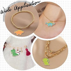 30шт 5 стиля подвески из сплава с эмалью&nbsp;ENAM-CJ0005-07