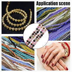 2 нити натуральных турмалиновых бусин нити G-GO0001-58