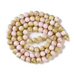 Brins de perles de verre de peinture de cuisson&nbsp;GLAA-H031-01C-06