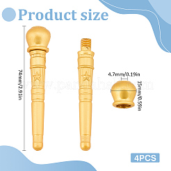 4 шт. алюминиевые торцевые заглушки DIY-MA0006-67G-03