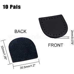 Кожаный пулер на молнии AJEW-PH0017-51