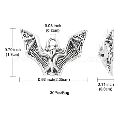 Тибетский стиль сплава летучая мышь подвески FIND-YW0001-67
