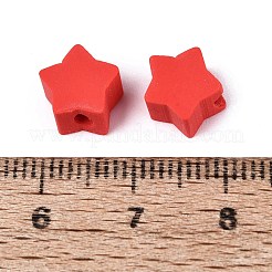 Cuentas de arcilla polimérica hechas a mano para el Día de la Independencia&nbsp;CLAY-Q253-08D