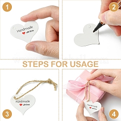 96 шт. 4 вида бумажных подарочных бирок CDIS-FS0001-27