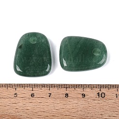 Pendentifs en aventurine vert naturel&nbsp;G-N362-06C