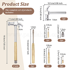 Набор латунных и железных молотков&nbsp;TOOL-WH0030-07G