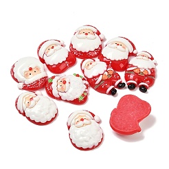 Кабошоны из непрозрачной рождественской смолы RESI-K030-03