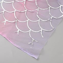 Polyesterstoff mit Fischschuppenmuster&nbsp;DIY-WH20081-103A