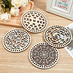 Днища деревянных корзин&nbsp;WOOD-GA0001-12