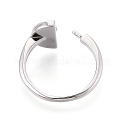 Полукруглая форма латунная оболочка манжета кольца настройки KK-T076-64P