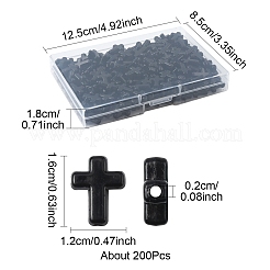 200 шт. Непрозрачные акриловые бусины&nbsp;SACR-FS0001-40B